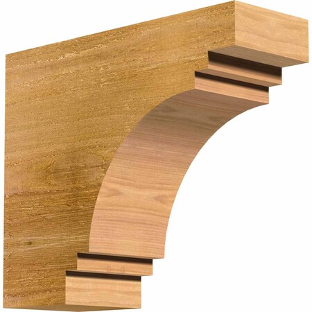 Ekena Millwork Pescadero Rough Sawn Rafter Tail, Western Red Cedar, 4"W x 10"H x 12"L RFT04X10X12PEC00RWR